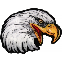 Eagle Head Facing Right Medium Iron on Patch