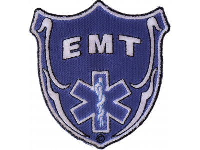 EMT Shield Patch | Embroidered EMT Patches