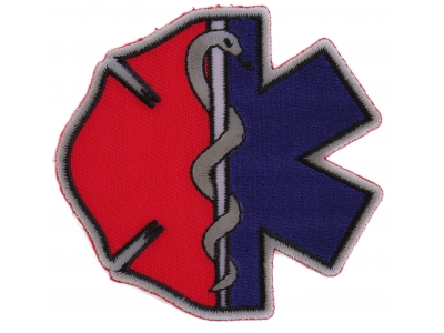 Firefighter EMT Emblems Patch | Embroidered EMT Patches