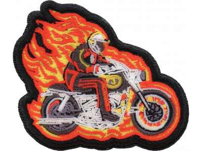 Firemen Biker Patch Embroidered