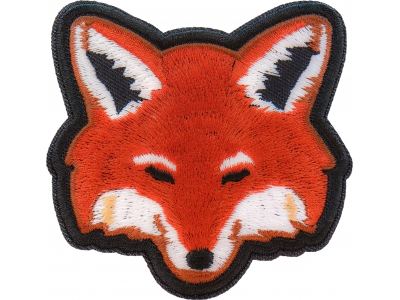 Fox Head Patch Embroidered