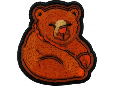 Funny Bear Iron on Patch