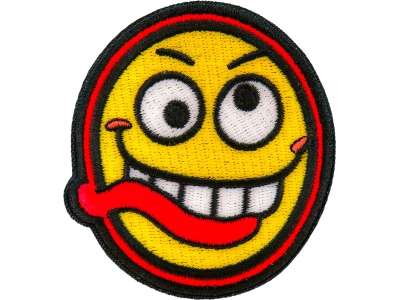 Funny Face Iron on Patch