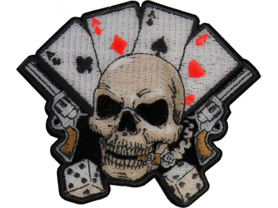 Gambler Skull Patch