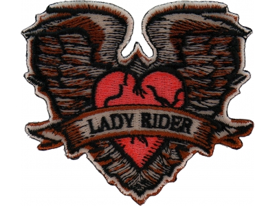 Gothic Heart and Wings Patch