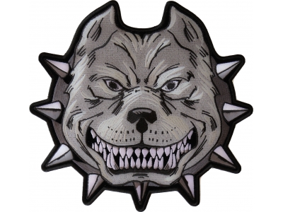 Gray Pitbull Patch