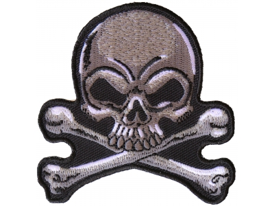 Gray Skull Patch