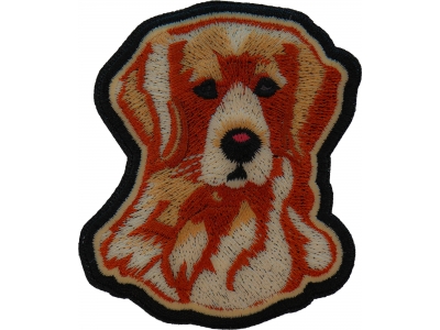 Handsome Retriever Dog Iron on Patch