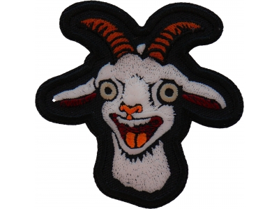 Hello Goat Iron on Patch