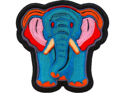 Holly Elephant Patch Embroidered