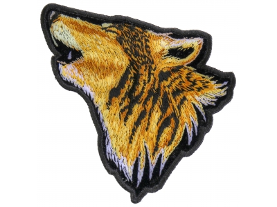 Howling Wolf Small Patch | Embroidered Patches