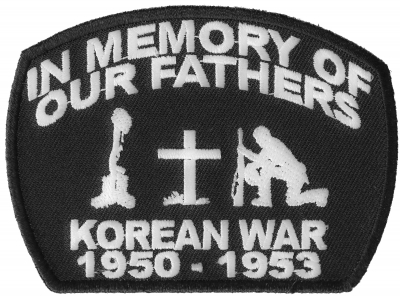 In Memory Of Our Fathers Korean War Patch | US Military Veteran Patches