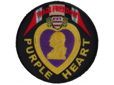 Iraqi Freedom Purple Heart Patch | US Military Veteran Patches