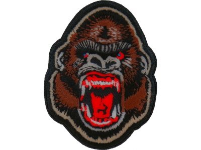 Ugly Monkey Iron on Patch