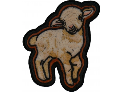 Baby Lamb Iron on Patch