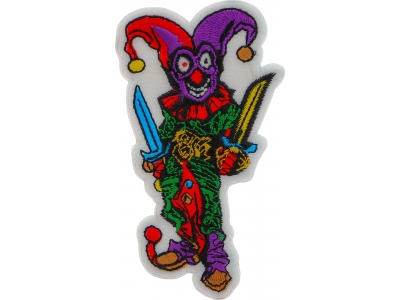 Jester Clown with Knives Patch