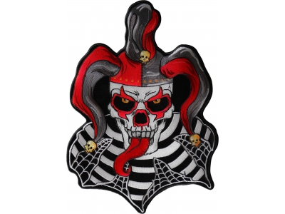 Jester Skull Large Back Patch