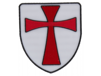 Knights Templar Shield Patch | Embroidered Patches