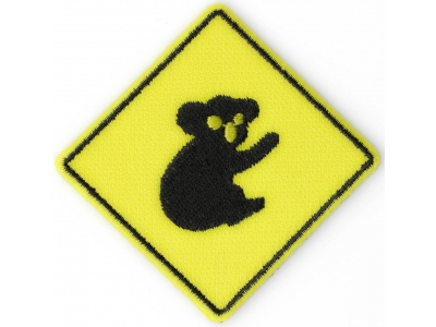 Koala Sign Iron On Patch