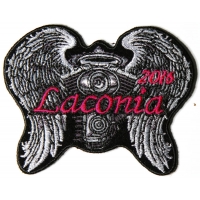 Laconia 2016 Motorcycle Rally Patch Angel Wings