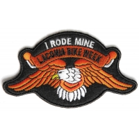 Laconia I Rode Mine Orange Eagle Patch