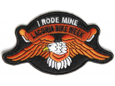 Laconia I Rode Mine Orange Eagle Patch