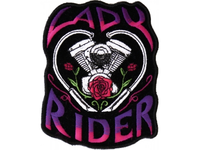 Lady Rider Path with Engine Roses