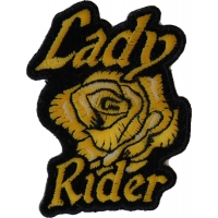 Lady Rider Yellow Rose Patch