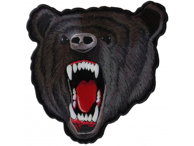 Large Black Bear Patch