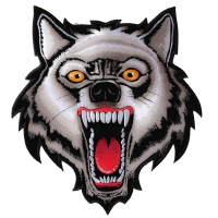 Large Wolf Patch | Embroidered Patches