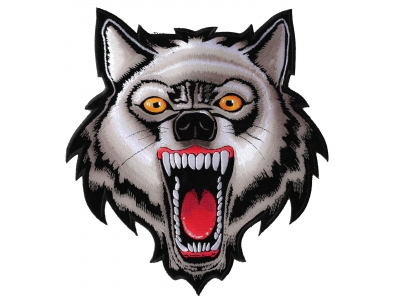 Large Wolf Patch | Embroidered Patches