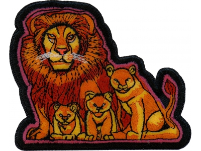 Lion and Cubs Patch