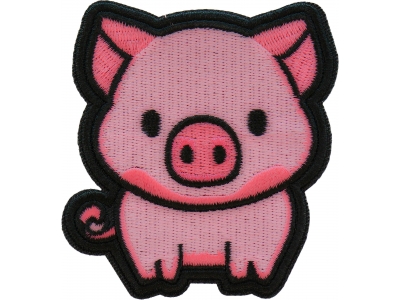 Little Piggy Iron on Patch