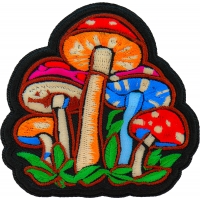 Magic Mushrooms Patch Embroidered