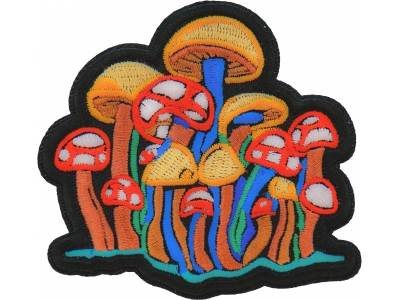 Magical Mushrooms Patch Embroidered