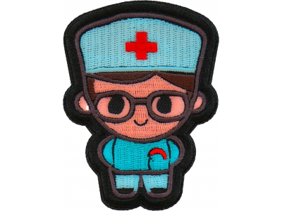 Male Nurse Patch Embroidered