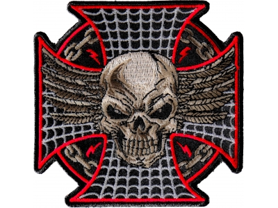 Maltese Skull Patch