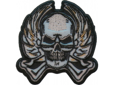 Metal Skull Iron on Patch