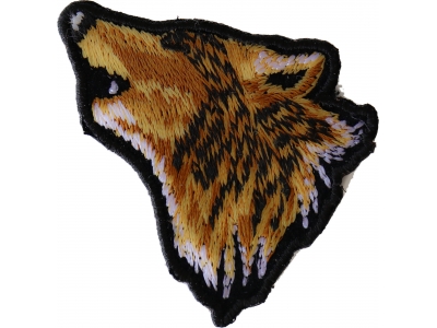 Mini Wolf Head Patch