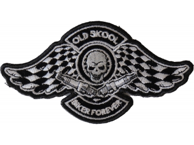 Old Skool Biker Forever Patch