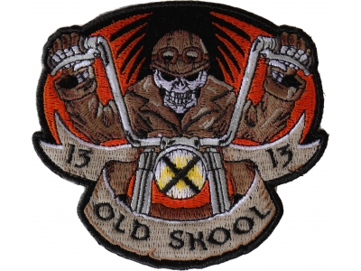 Old Skool Biker Patch