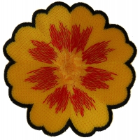 Orange Yellow Flower Patch