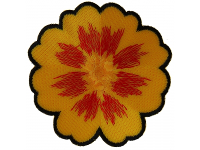 Orange Yellow Flower Patch