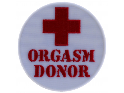 Orgasm Donor Red Cross Patch