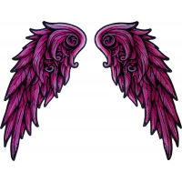 Pink Angel Wings Patch