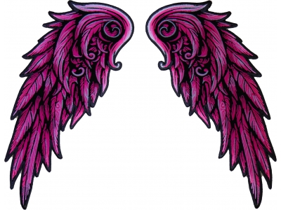 Pink Angel Wings Patch