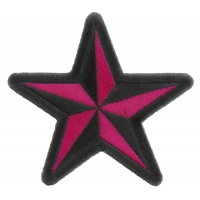 Pink Star Patch | Embroidered Patches