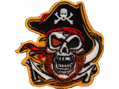 Pirate Arr Matey Iron on Patch