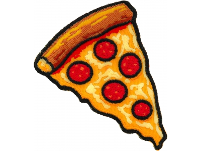 Pizza Slice Iron on Patch