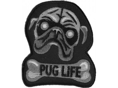 Pug Life Patch | Embroidered Patches